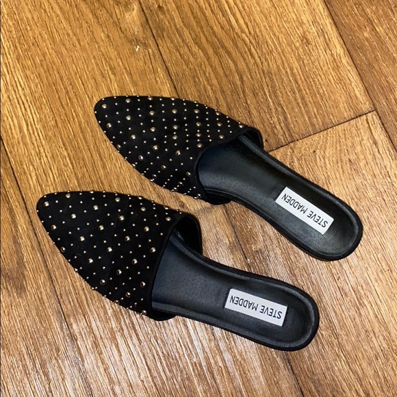 steve madden studded loafers